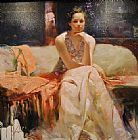 Pino Famous Paintings - A WOMAN OF MYSTERY I